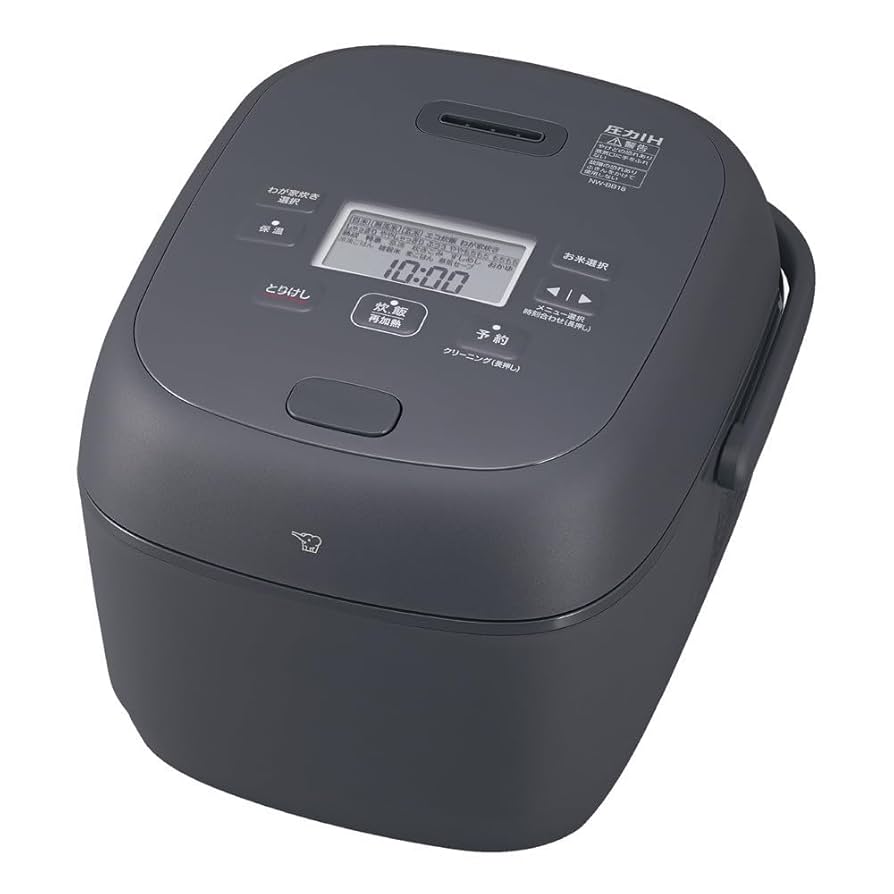 ZOJIRUSHI 炊飯器 圧力IH NW-BA18 1升炊き Amazon | 象印マホービン 炊飯器 1升 ブラック NW-BA18-BA